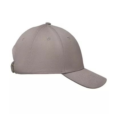 Czapka z daszkiem 6-panelowa 280 g/m² BAHAMAS - Szary (MO2347-07)