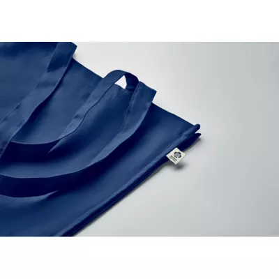 Torba z bawełny organicznej 220 g/m² BENTE COLOUR - Niebieski (MO2197-04)