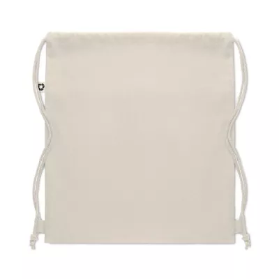 Worek z bawełny z recyklingu 220 g/m² PANDA BAG - Bezowy (MO6550-13)