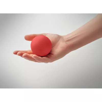 Piłka gumowa do odbijania 6 cm FUNBALL - Czerwony (MO2931-05)