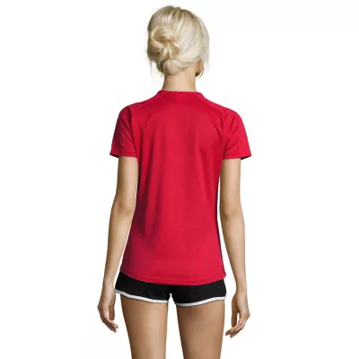 Koszulka sportowa damska 140 g/m² Sol's SPORTY WOMEN - Czerwony (S01159-RD)