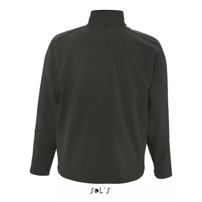 Softshell męski 3-warstwowy 340 g/m² Sol's RELAX - Szarość Węgla Drzewnego (S46600-CR)
