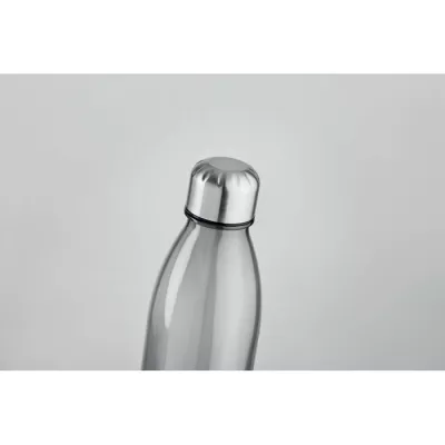 Butelka z Tritanu i stali 600 ml ASPEN - Przezroczysty Szary (MO9225-27)