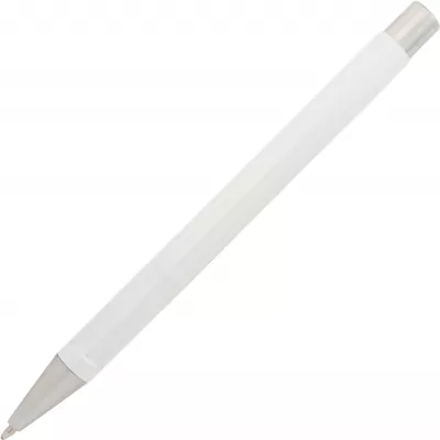Długopis metalowy półżelowy ALMEIRA - biały (374106)