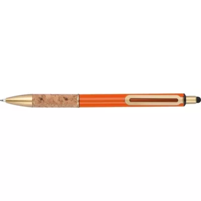 Długopis metalowy touch pen CAPRI - pomarańczowy (369010)