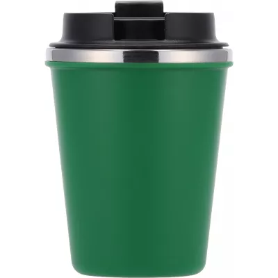 Kubek termiczny 350 ml z powłoką z recyklingu METODY - zielony (8496209)