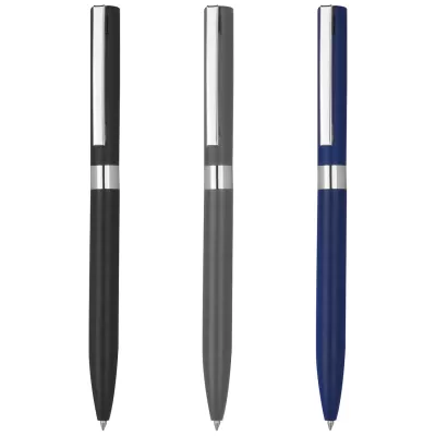 Długopis aluminiowy żelowy HUELVA - granatowy (374244)