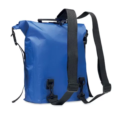 Plecak wodoodporny rolltop z RPET 25 l SCUBAROLL - Niebieski (MO2181-37)