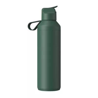 Bidon Ocean Bottle Peak GO 710 ml z recyklingowanej stali nierdzewnej - Leśny zielony (10094064)