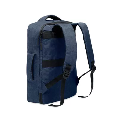 Plecak na laptop 15" z RPET LAUGAR - Francuski Granat (MO2305-85)