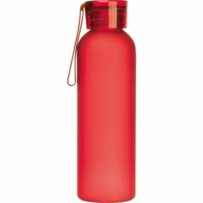Butelka PET soft touch READING 600 ml - czerwony (532205)