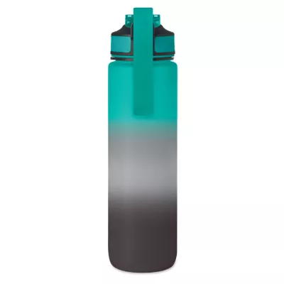Butelka sportowa RPET 1000 ml ze słomką ACTIVATE - Czarny/Granatowy (MO2489-81)