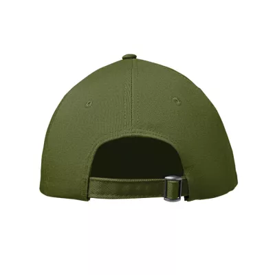 Czapka z daszkiem 6-panelowa 280 g/m² BAHAMAS - Zieleń Wojskowa (MO2347-49)