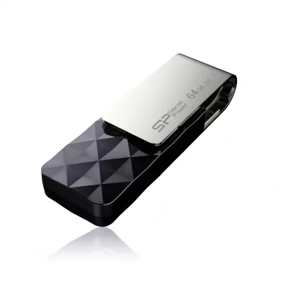 Pendrive Blaze B30, 8GB 3.1 Silicon Power - czarny (EG814003 64GB)