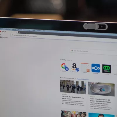 Zaślepka na kamerę w laptopie VIVIAN - szary (2253307)