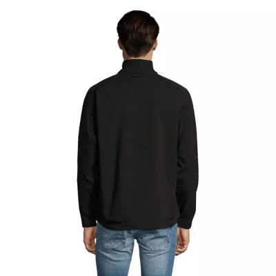 Softshell męski 3-warstwowy 340 g/m² Sol's RELAX - Czarny (S46600-BK)
