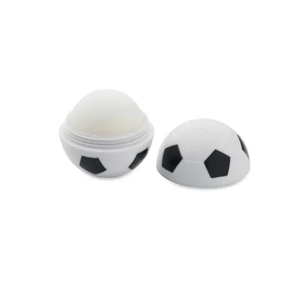Balsam do ust SPF10 w kształcie piłki nożnej BALL - Bialy/Czarny (MO2213-33)