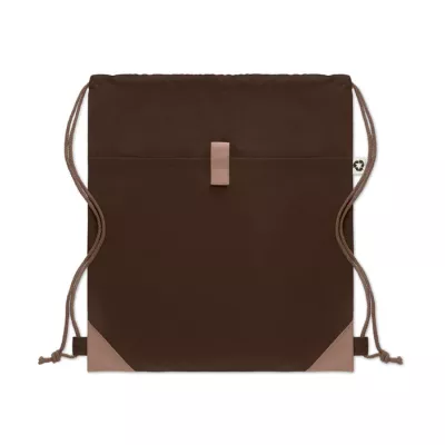 Worek z bawełny z recyklingu 220 g/m² PANDA BAG - Czekolada (MO6550-41)