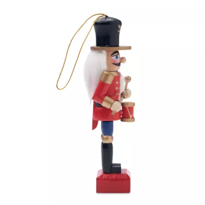 Figurka dziadek do orzechów drewniana 13,2 cm JOLLY - Czerwony (CX1552-05)