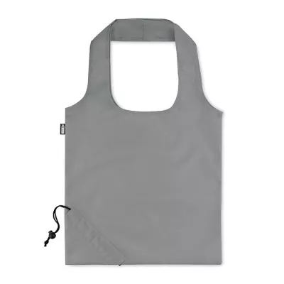 Torba składana z RPET 190T w etui FOLDPET - Kamienny Szary (MO9861-15)