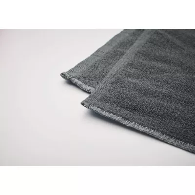 Ręcznik żakardowy SEAQUAL® 100x170 cm 500 g/m² WATER - Szary (MO2060-07)