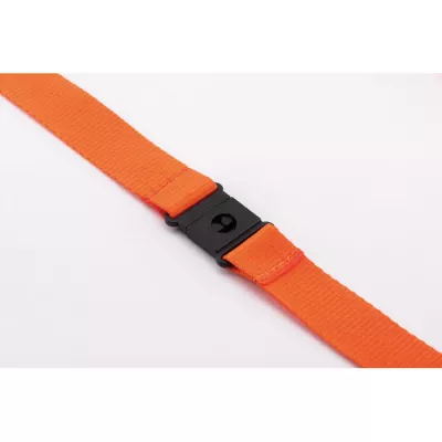 Smycz 20 mm ze złączką bezpieczeństwa PANY - Pomaranczowy (MO9354-10)