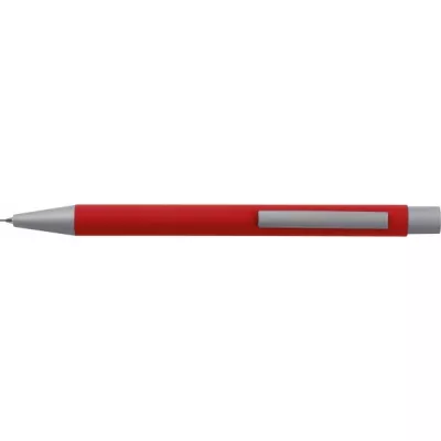Ołówek automatyczny soft touch ANCONA - czerwony (386905)