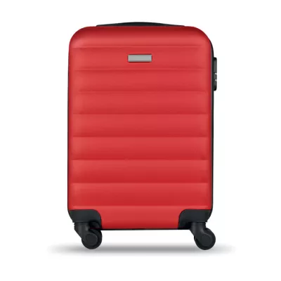 Walizka twarda 20" z ABS na 4 kółkach BUDAPEST - Czerwony (MO9178-05)