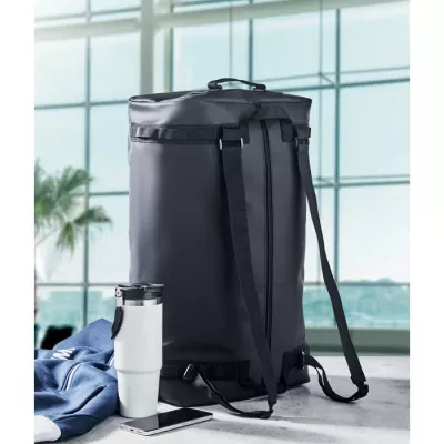 Torba podróżna z tarpauliny z funkcją plecaka MOUNTAIN - Czarny (MO2579-03)