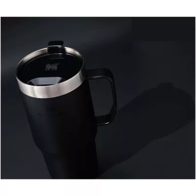 Kubek termiczny Stanley Everyday Suburban 473 ml wykonany z recyklingowanej stali nierdzewnej  - Czarny (10097890)