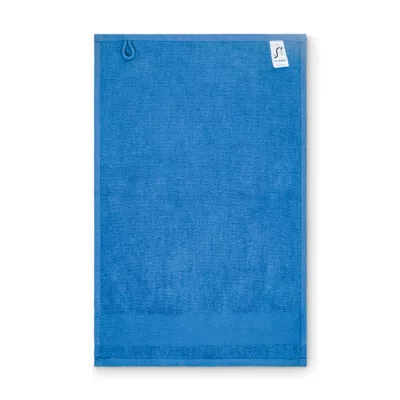 Ręcznik bawełniany 380 g/m² 30x50 cm ISLAND 30 - Niebieski (MO2764-37)