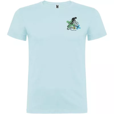 Koszulka T-shirt męska bawełniana 155 g/m² Roly Beagle - Słodki niebieski (R6554-SWBLUE)