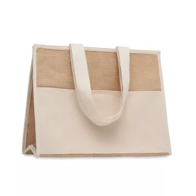 Torba termiczna z juty CAMPO DE GELI - Bezowy (MO6160-13)