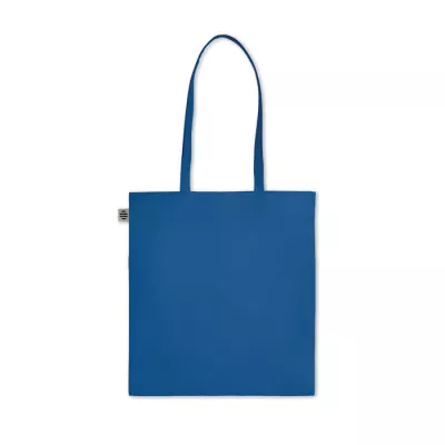 Torba z bawełny organicznej 140 g/m² ZIMDE COLOUR - Niebieski (MO6189-37)
