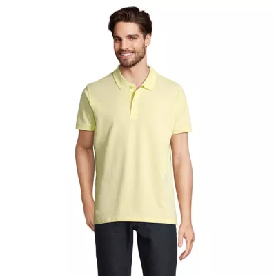 Polo męskie organiczne 170 g/m² Sol's PLANET MEN - Jasno Żółty (S03566-LY)