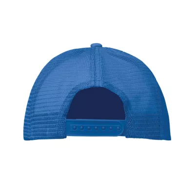 Czapka trucker 5-panelowa 150 g/m² BUBBLE - Bialy/Niebieski (MO2269-36)