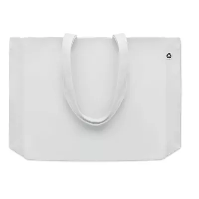 Torba z bawełny z recyklingu 280 g/m² RESPECT COLOURED - Bialy (MO6380-06)