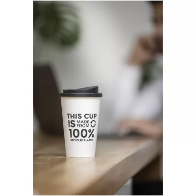 Kubek termiczny americano® o pojemności 350 ml z materiałów pochodzących z recyklingu - Biały (21069101)