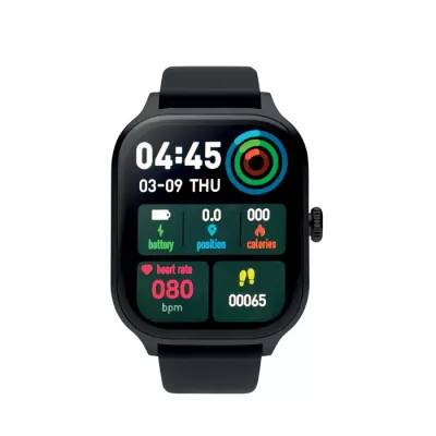 Smartwatch z ekranem dotykowym 2,01" IRTO - Czarny (MO2271-03)