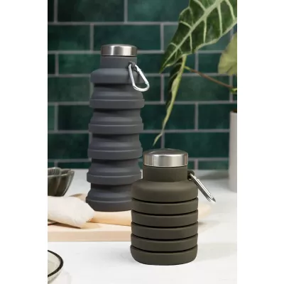 Colsip składana butelka - ciemno szary (AP800697-80)