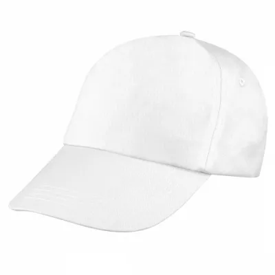 Czapka z daszkiem 5 paneli SANTA FE - biały (246606)