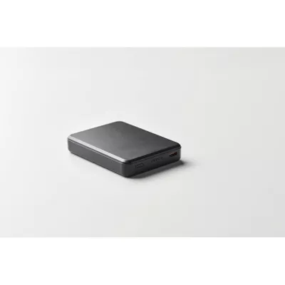 Powerbank 5000 mAh PD 20W z ABS z recyklingu KLEINPOW - Czarny (MO2602-03)