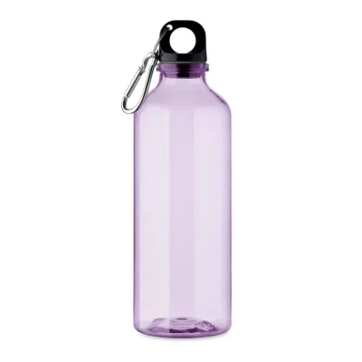 Butelka z RPET z karabińczykiem 500 ml MOSS RE500 - Przezroczysty Fioletowy (MO2803-32)