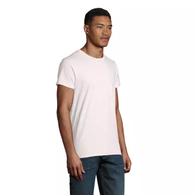 Koszulka męska organiczna 175 g/m² Sol's PIONEER MEN - Pale Pink (S03565-PP)