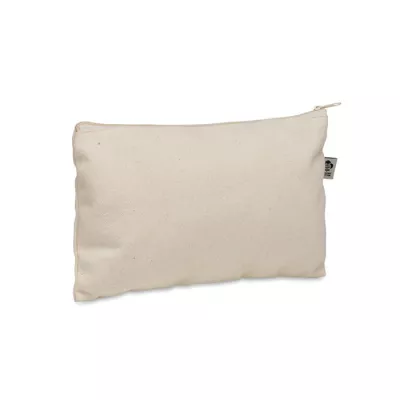 Kosmetyczka z bawełny organicznej 340 g/m² PESACARA - Bezowy (MO2379-13)