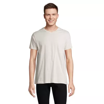 Koszulka unisex z dekoltem w serek Sol's REGENT V - Off-White (S04765-WW)
