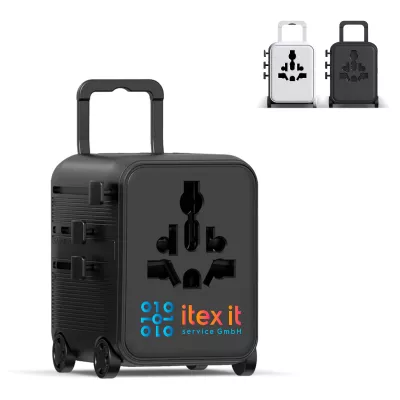 Wózek podróżny Xoopar Luggie GaN z adapterem podróżnym - czarny (LT41033-N0002)