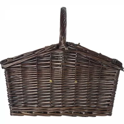 Kosz piknikowy dla 2 osób LORENZA - brązowy (6233701)