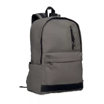 Plecak na laptop 15" z recyklingu 450 g/m² LEIRUR - Kamienny Szary (MO2391-15)