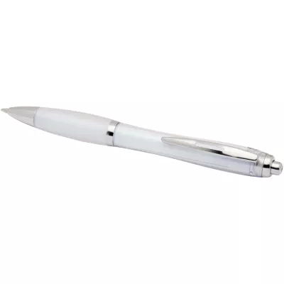 Nash długopis kulkowy z tworzyw sztucznych pochodzących z recyklingu z certyfikatem RCS, z kolorowym korpusem i uchwytem (nie - Przezroczysty (10645301)